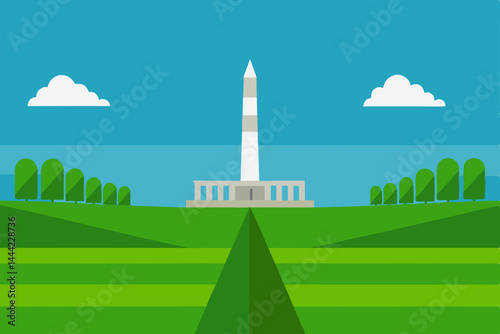 taj mahal vector illustration