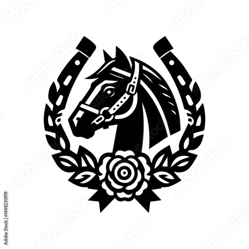 Horse Racing Derby event icon with transparent background