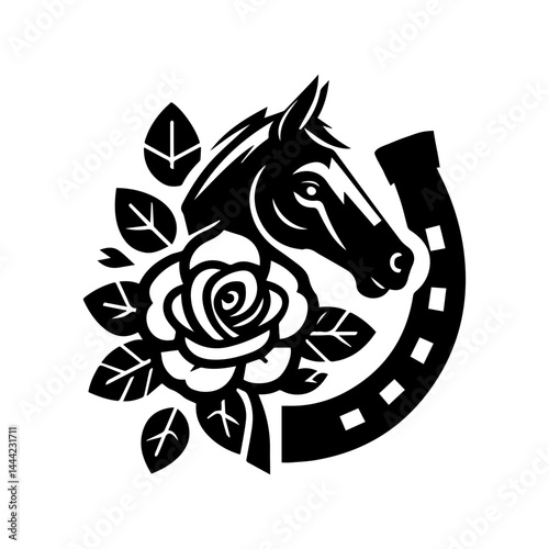 Horse Racing Derby event icon with transparent background