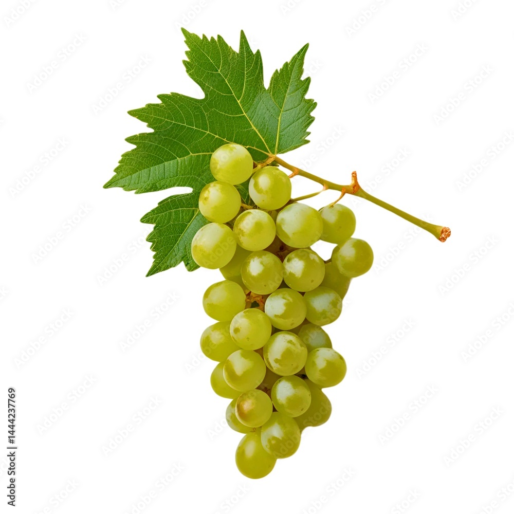 Obraz premium bunch of grapes isolated on white