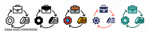 Business Continuity Multiple icon