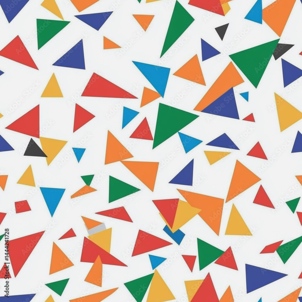 Abstract white background with colorful Memphis style seamless pattern. Creative minimalist style art background for children or trendy design with basic shapes. Simple childish scribble backdrop