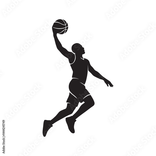 silhouette basketball