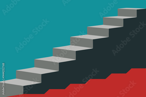 stairs to success