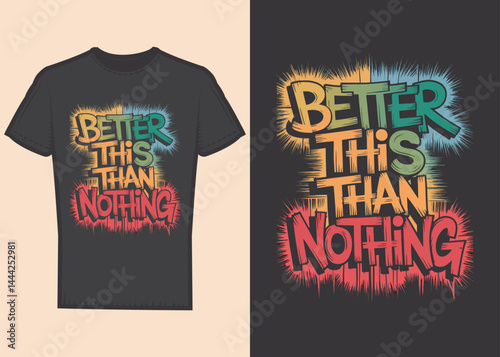 Vintage poster design concept for a happy holiday t-shirt with retro typography and a Christmas illustration