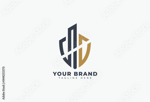 Free Download Real Estate Shield Protection logo design template - GFXLoad