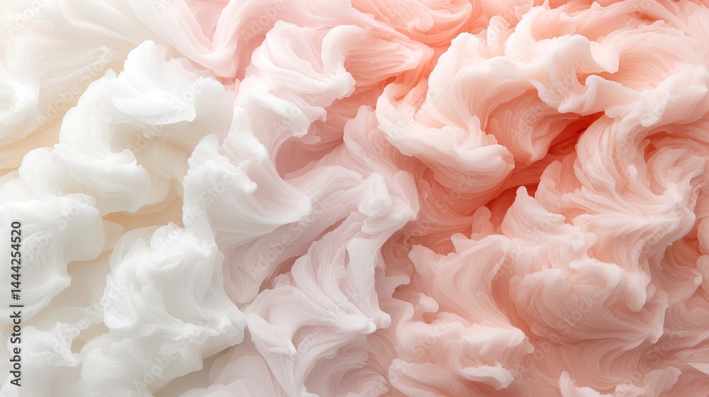Soft Flowing Textures of Pink and White Abstract Fluid Art Soft Flowing Textures of Pink and White Abstract Fluid Art