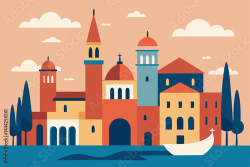early morning in venice italy travel
