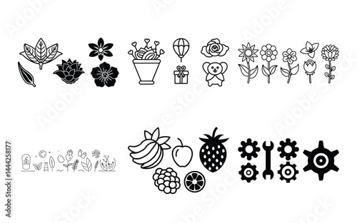 Art, creativity and graphic design related editable stroke outline icons set isolated on white background flat vector illustration. Pixel perfect.