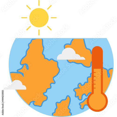 Global Warming Illustration