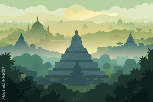 buddhist temple in bagan myanmar