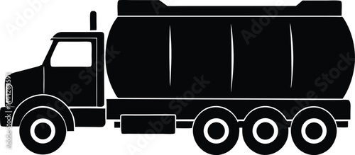 Tanker Truck Silhouette