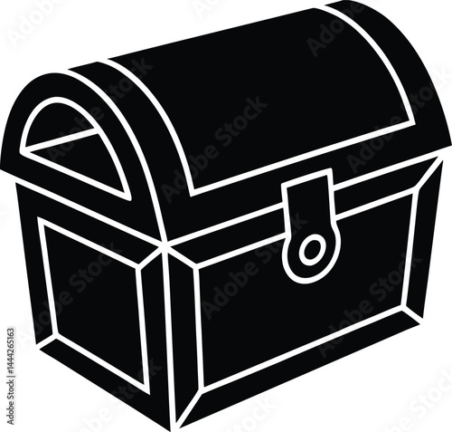 Treasure Chest Silhouette