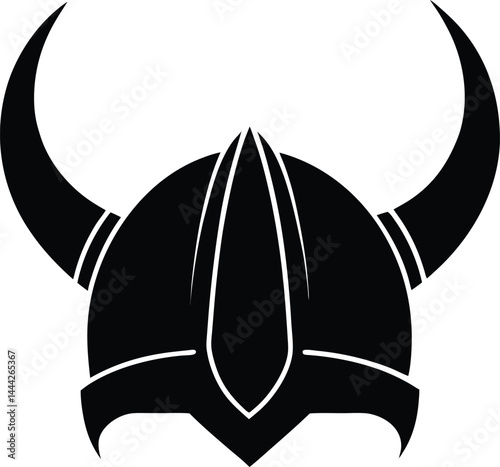 Viking Helmet Silhouette