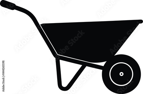 Wheelbarrow Silhouette