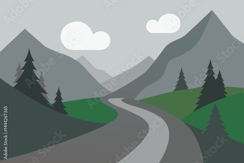 road to the mountains