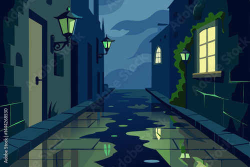 street in the night