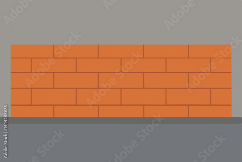 Brick Wall Texture Seamless Pattern Design for Construction and Architecture