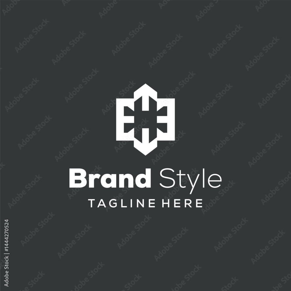 Fototapeta premium Brand Identity Corporate Vector Logo Design.