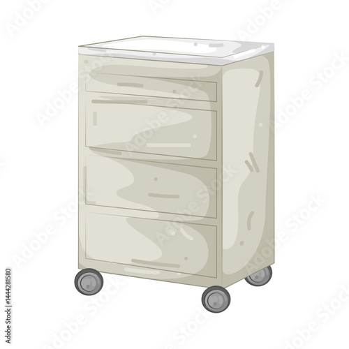 Illustration of Pharmacy cart