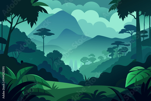Here's a single sentence for naming an image with those elements:

Tropical island landscape with palm trees, a summer beach scene under a sunny sky, and clear ocean water
