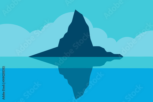 Mysterious Iceberg Unveiling the Hidden Depths of Ocean Wonders