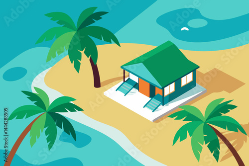 Serene Island Getaway Tropical Beach House Paradise