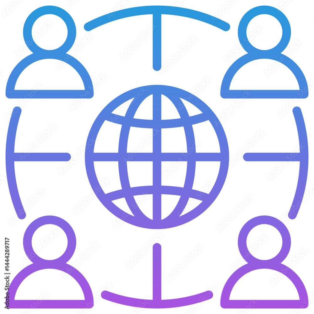 Outsourcing Icon Outsourcing Icon