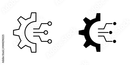Transform icon symbol collection on white background.