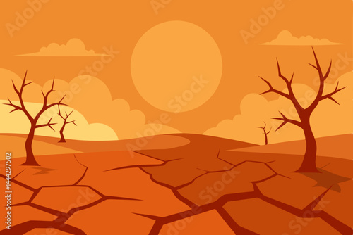 Parched Earth A Visual Depiction of Drought and Desertification