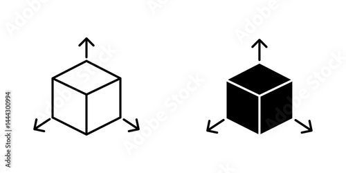 Bim icon symbol collection on white background.