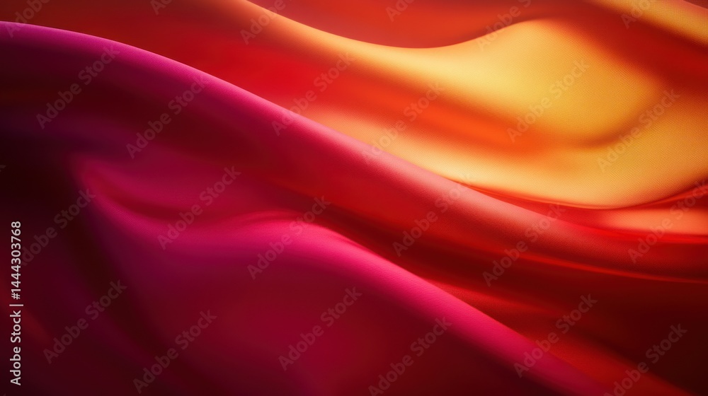 Fototapeta premium smooth gradient abstract background with dynamic curves evoking