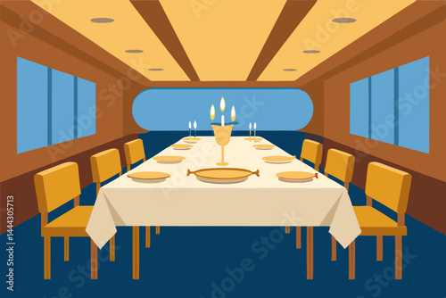Elegant Dinner Party Setting A Luxurious Dining Experience