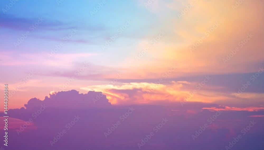 Obraz premium Smooth Gradient Blur for Text Overlay 