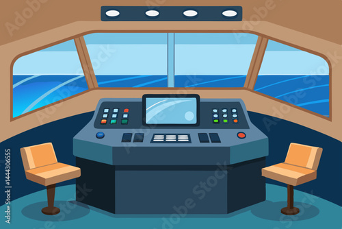 Ocean Voyage Navigating the High Seas from the Ship's Bridge