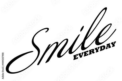 Smile EVERYDAYの、おしゃれなロゴマーク
