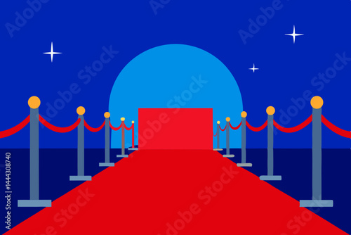 Red Carpet Entrance A Night of Glamour and Awards