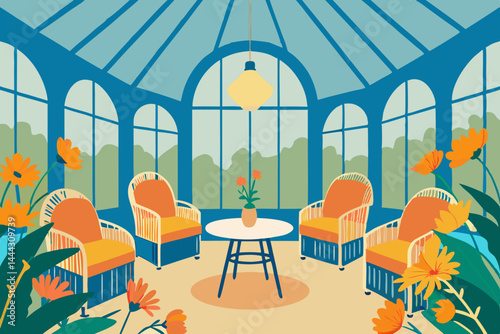 Serene Sunroom Escape A Tranquil Garden Oasis Design