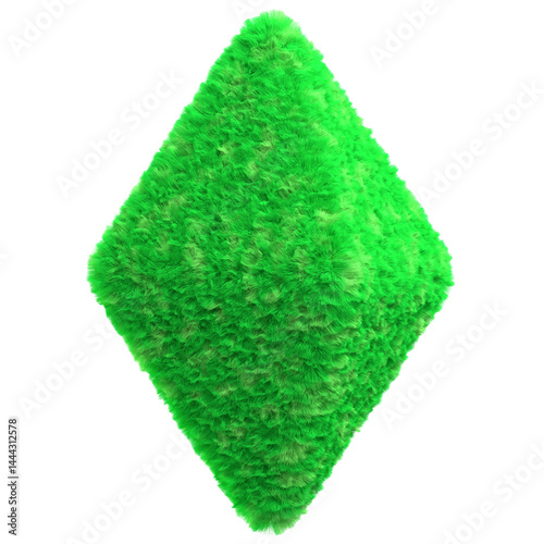 Green Grass Diamond Shape