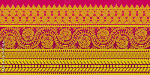beautiful graphic saree design and this sari design is in Indian style which is for textile fashion industry and it can be used as wallpaper backdrop and website bg this style is originated in india 