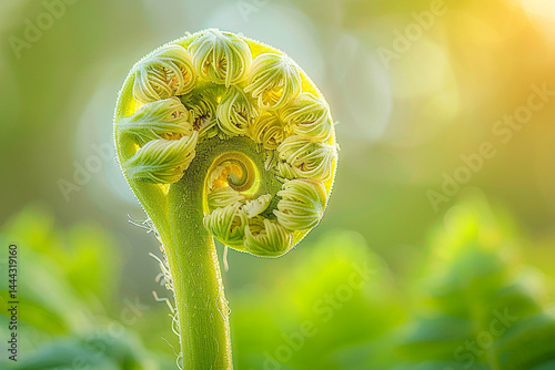 The mesmerizing beauty of fern fronds gracefully unfurling reflects a transformative journey of self discovery and growth, showcasing the profound and wondrous process of maturation  