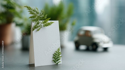 Fern adorned Card : A minim...