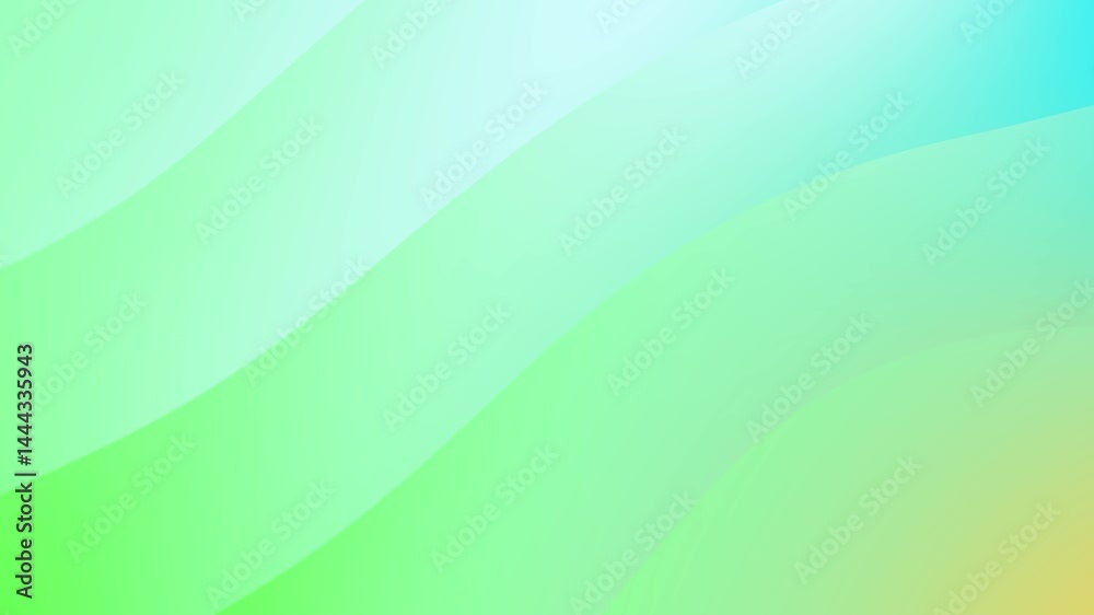 Animación abstracta de ondas y curvas en movimiento suave y fluido, con un gradiente colorido y una estética minimalista, moderna y premium.
