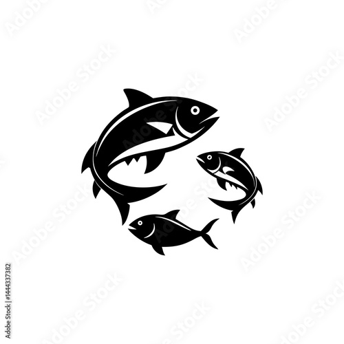 vector illustration of a fish