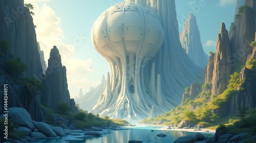Serene Symmetry: The Balance of Nature and Design