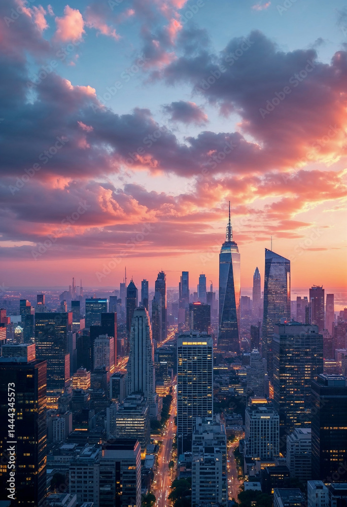 Fototapeta premium new york city skyline