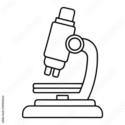 Microscope vector art, hand draw microscope vector art