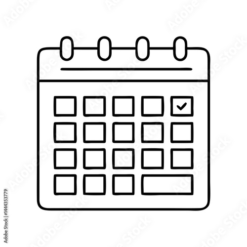 attendance sheet icon, attendance sheet line art - simple line art of attendance sheet, perfect for attendance sheet logos and icons