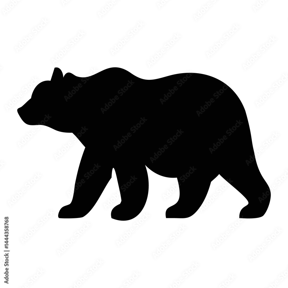 Fototapeta premium bear silhouette picture