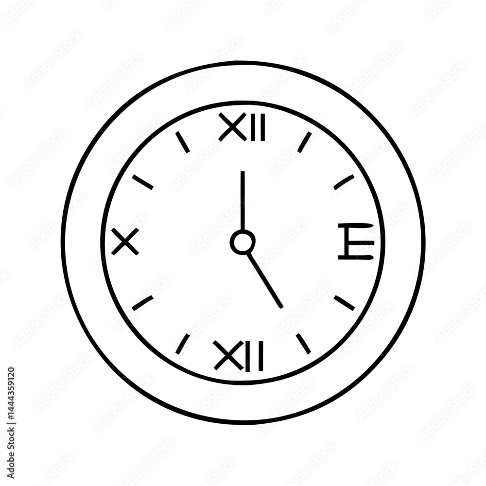 clock with roman numerals icon, clock with roman numerals line art - simple line art of clock with roman numerals, perfect for clock with roman numerals logos and icons clock with roman numerals icon, clock with roman numerals line art - simple line art of clock with roman numerals, perfect for clock with roman numerals logos and icons